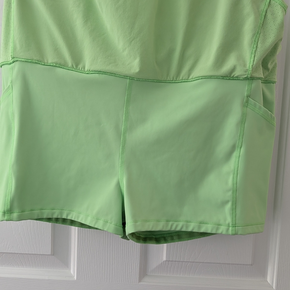 Athleta Neon Lime Run With It Skort - Picture 5 of 5